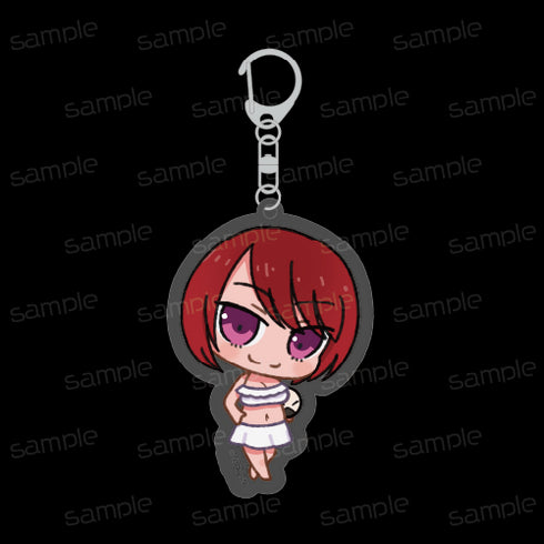 『死神坊ちゃんと黒メイド』ちびキャラアクリルキーホルダー【カフ 水着】